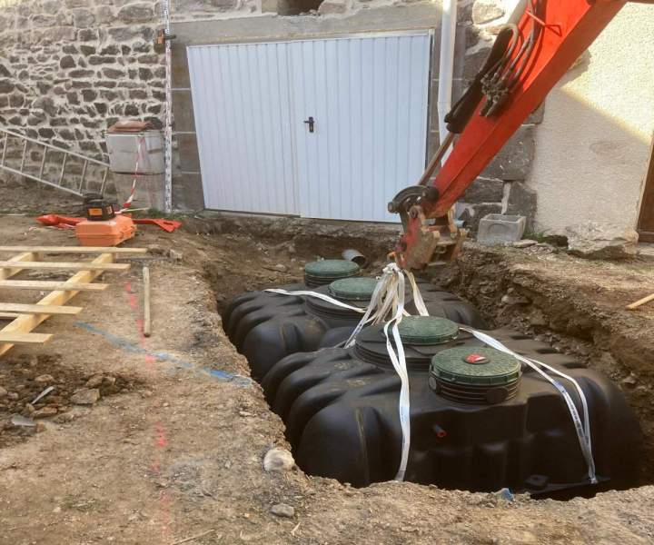 Installation de fosse septique Yssingeaux